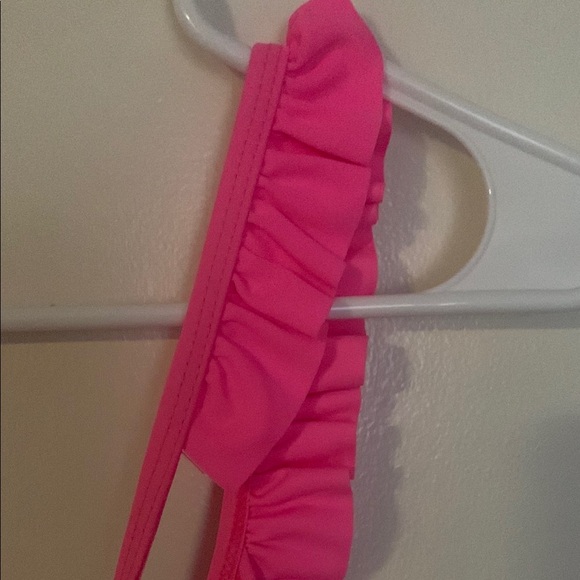 Pink Ruffled One-Piece Swimsuit - Picture 7 of 14